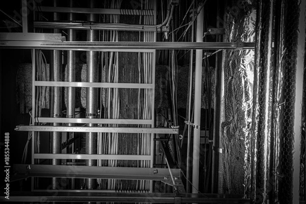 Obraz モノクロ設備配線