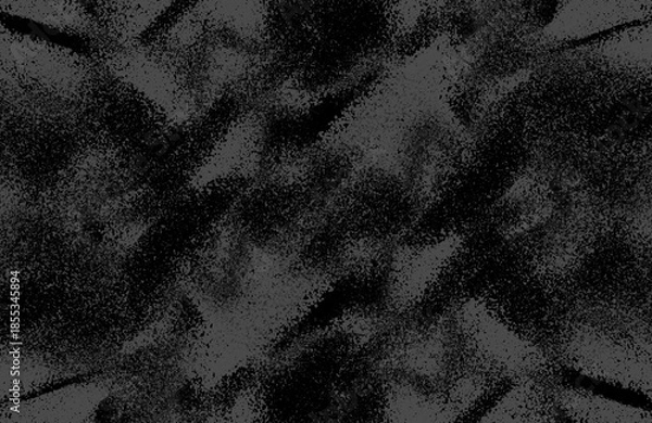 Obraz 小さい泡の集合や岩や石の壁をイメージしてグランジであばたのあるざらざらの質感の表面の模様で暗い灰や黒の色の配色でデザインしたテクスチャ、壁紙、背景