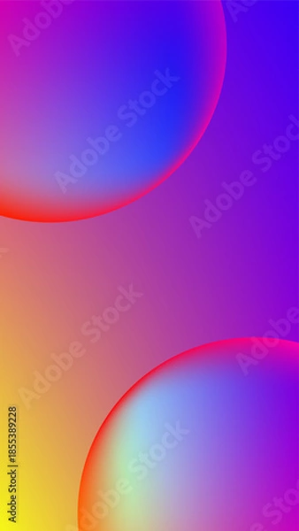 Obraz abstract colorful background with circles