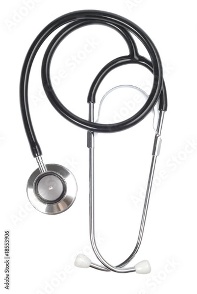 Obraz Black Stethoscope
