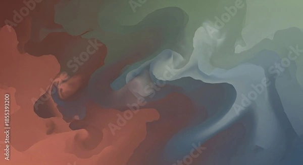 Obraz Abstract Fluid Gradient with Organic Shapes and Subtle Texture