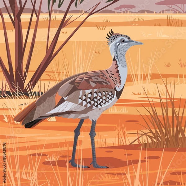 Obraz Kori bustard