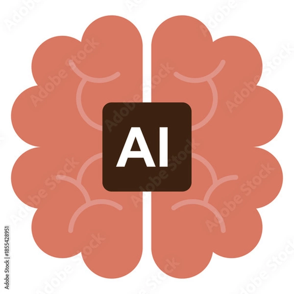 Obraz 次世代の人工知能AIを搭載した半導体マイクロチップのデジタルテクノロジーイラスト