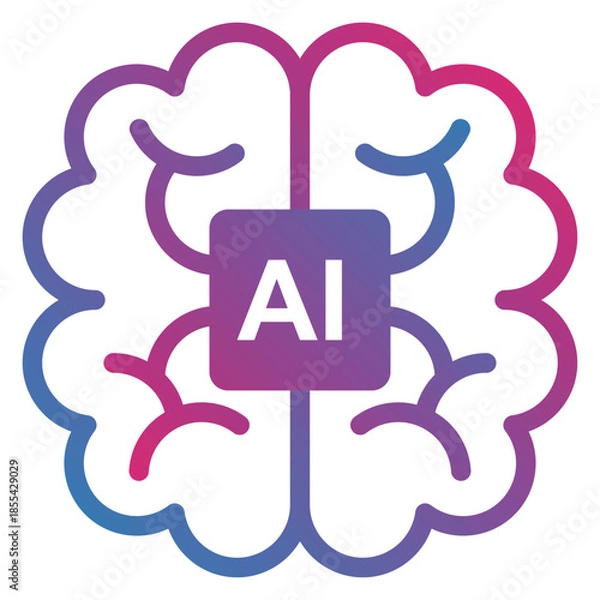 Obraz 次世代の人工知能AIを搭載した半導体マイクロチップのデジタルテクノロジーイラスト