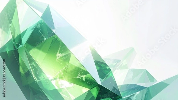 Obraz クリスタル・透明感のある背景素材 16:9サイズ AI生成素材