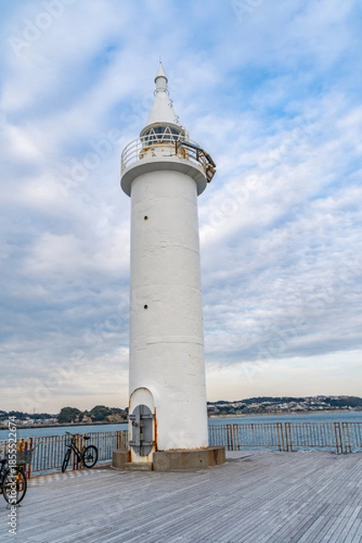 Fototapeta 神奈川県　湘南　江ノ島の冬の風景