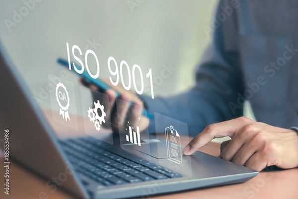 Fototapeta Implementing ISO 9001 Quality Management System