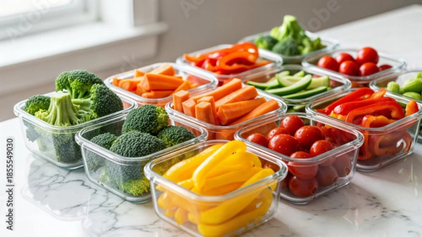 Obraz fresh vegetable salad