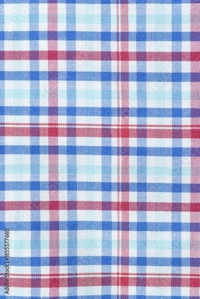 Obraz Multi colored plaid fabric background textured