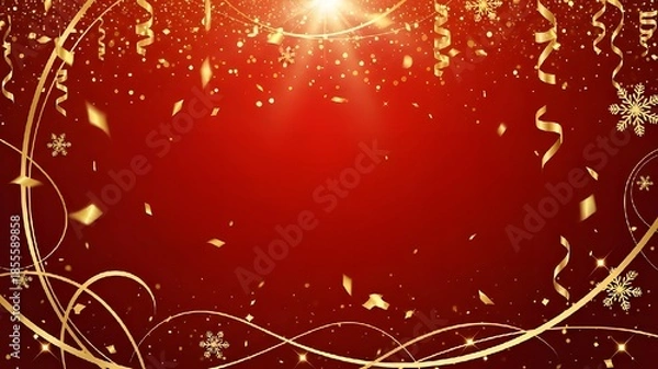 Obraz Golden celebration background