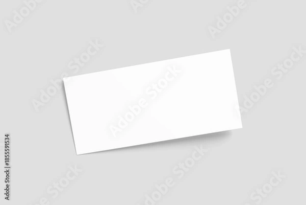 Obraz Blank Gift Voucher Mockup