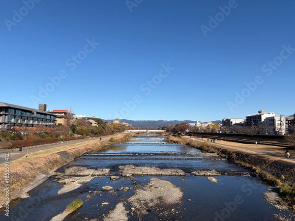 Obraz 京都鴨川