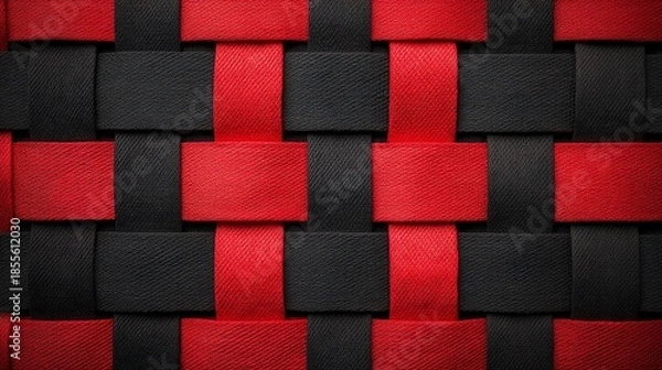 Obraz Holiday gift wrap patterns plaid pattern with bold festive checks