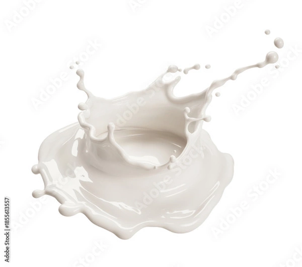 Obraz Dynamic White Liquid Splash