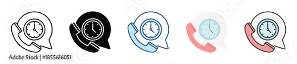 Obraz Customer Service Icon Set Multiple Style Collection