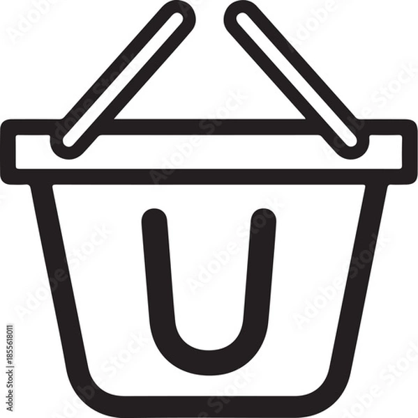 Obraz 50 Woven Basket Vector Bundle