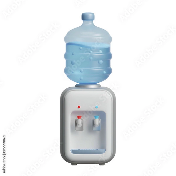 Obraz Water Cooler with Large Bottle.