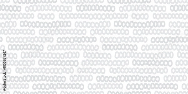 Obraz Hand-drawn Circle Line Seamless Pattern.手描き風円形ラインのシームレスパターン