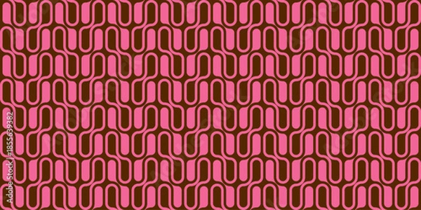 Obraz Retro background. Seamless pattern. Vector. レトロパターン