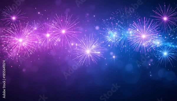 Obraz abstract background with fireworks