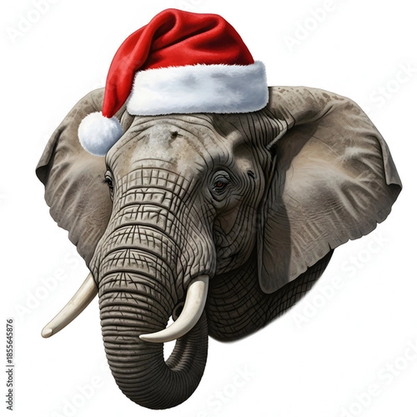 Obraz santa claus on a white background