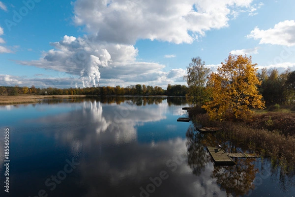 Fototapeta elektrownia 