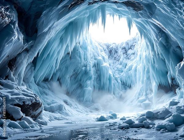 Obraz mountain river in winter