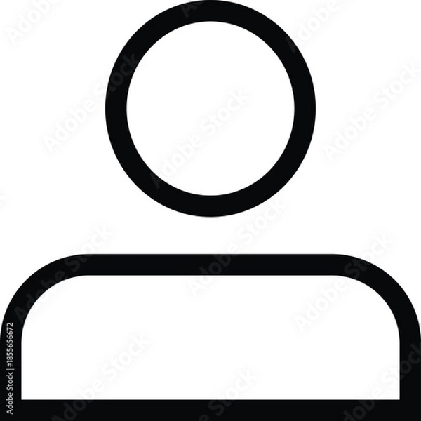 Obraz User icon set. Different user collection, User Interface in flat style and outline Vector
