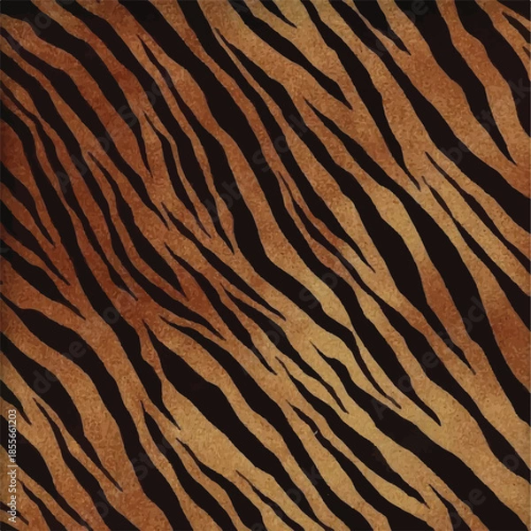 Obraz semi gold tiger skin vector