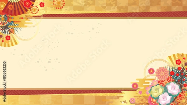 Obraz 正月和風背景