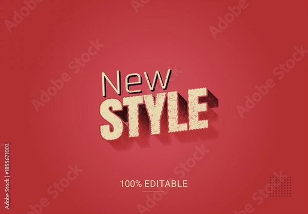 Obraz Modern Editable Text Effect