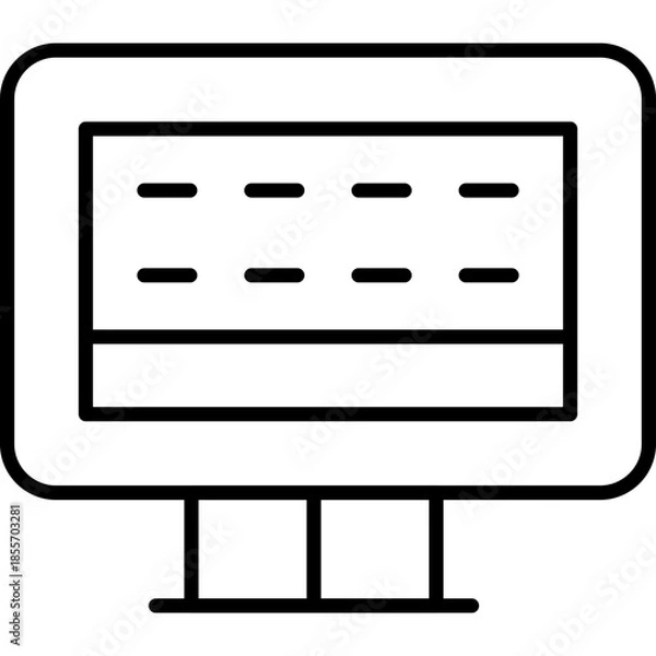 Obraz Codeing Icon Vector Element