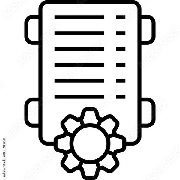 Obraz Management Icon Vector Element