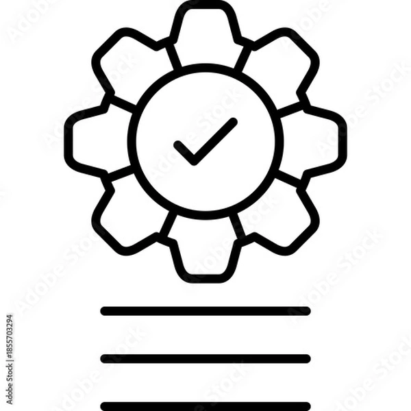 Obraz Optimization Icon Vector Element