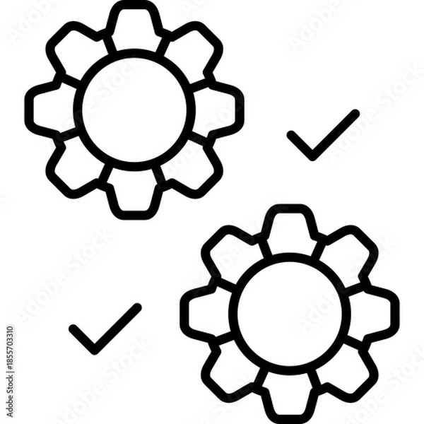Obraz Automation Icon Vector Element