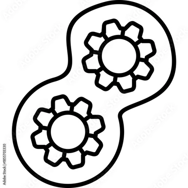 Obraz Synergy Icon Vector Element