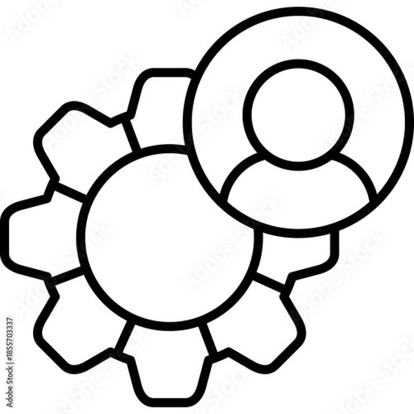 Obraz Coordination Icon Vector Element