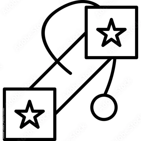 Obraz Scaling Icon Vector Element