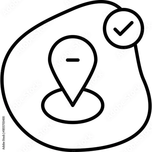 Obraz Tracking Icon Vector Element