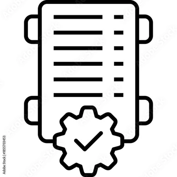 Obraz Management Icon Vector Element
