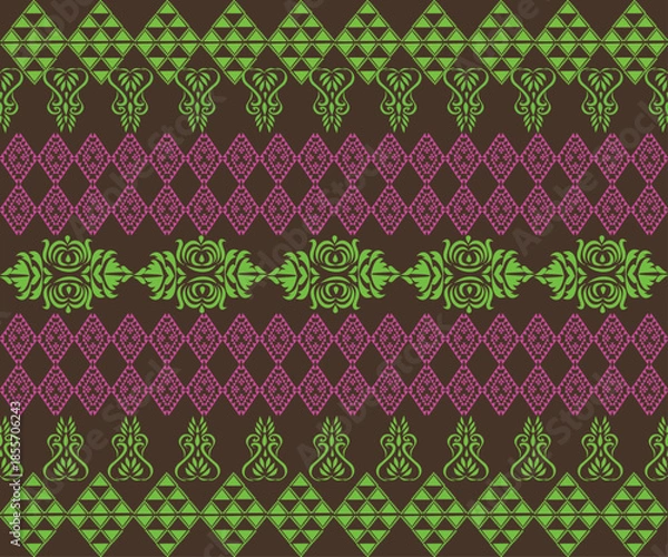 Fototapeta seamless floral pattern