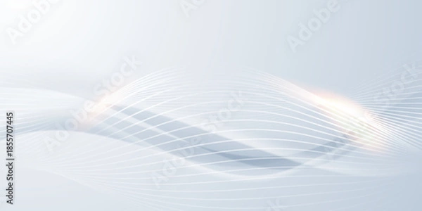 Obraz white abstract background modern vector illustration