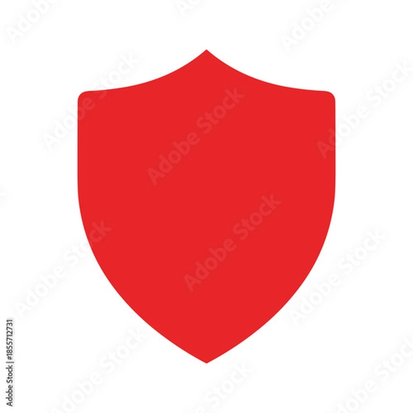 Obraz Red Shield Icon