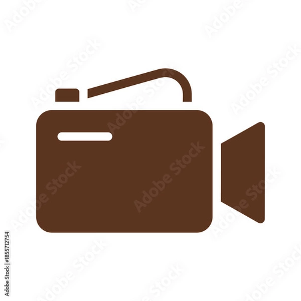 Obraz Retro Camera Icon Vector