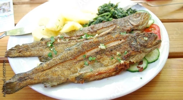 Obraz gegrillte Forelle