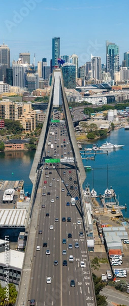 Obraz D Sydney Anzac bridge vert pan