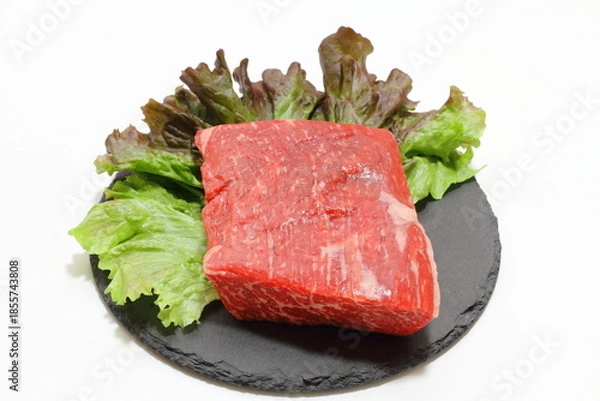 Fototapeta 牛もも肉ブロック（国産牛等級3）