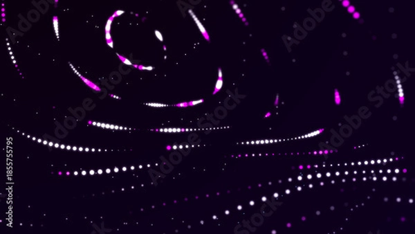 Fototapeta Digital technology background. Big data visualization. Technology and science. 3d rendering.