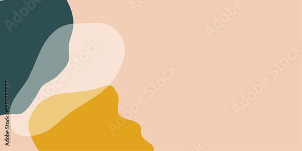 Obraz modern fashion minimal vector background graphics design.