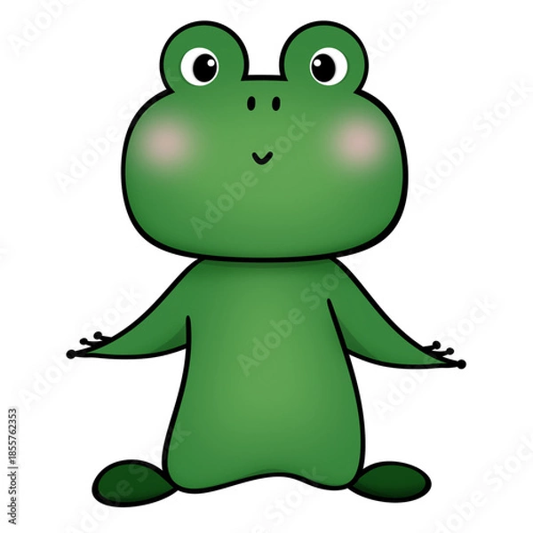 Fototapeta Frog cartoon